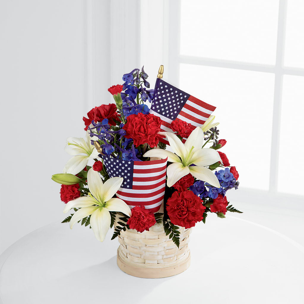 American Glory Bouquet – FRUIT & FLOWER CREATIONS, Portland OR