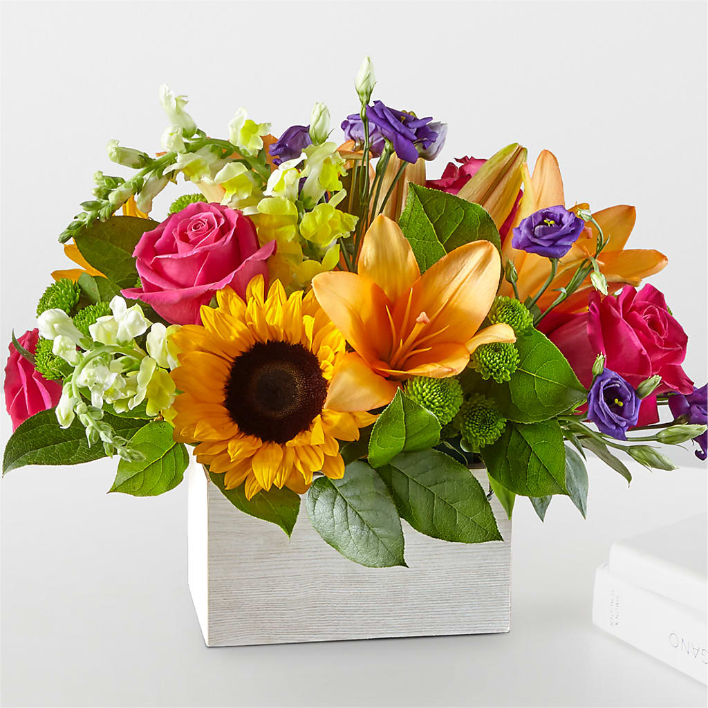 Best Day Box Bouquet – FRUIT & FLOWER CREATIONS, Portland OR
