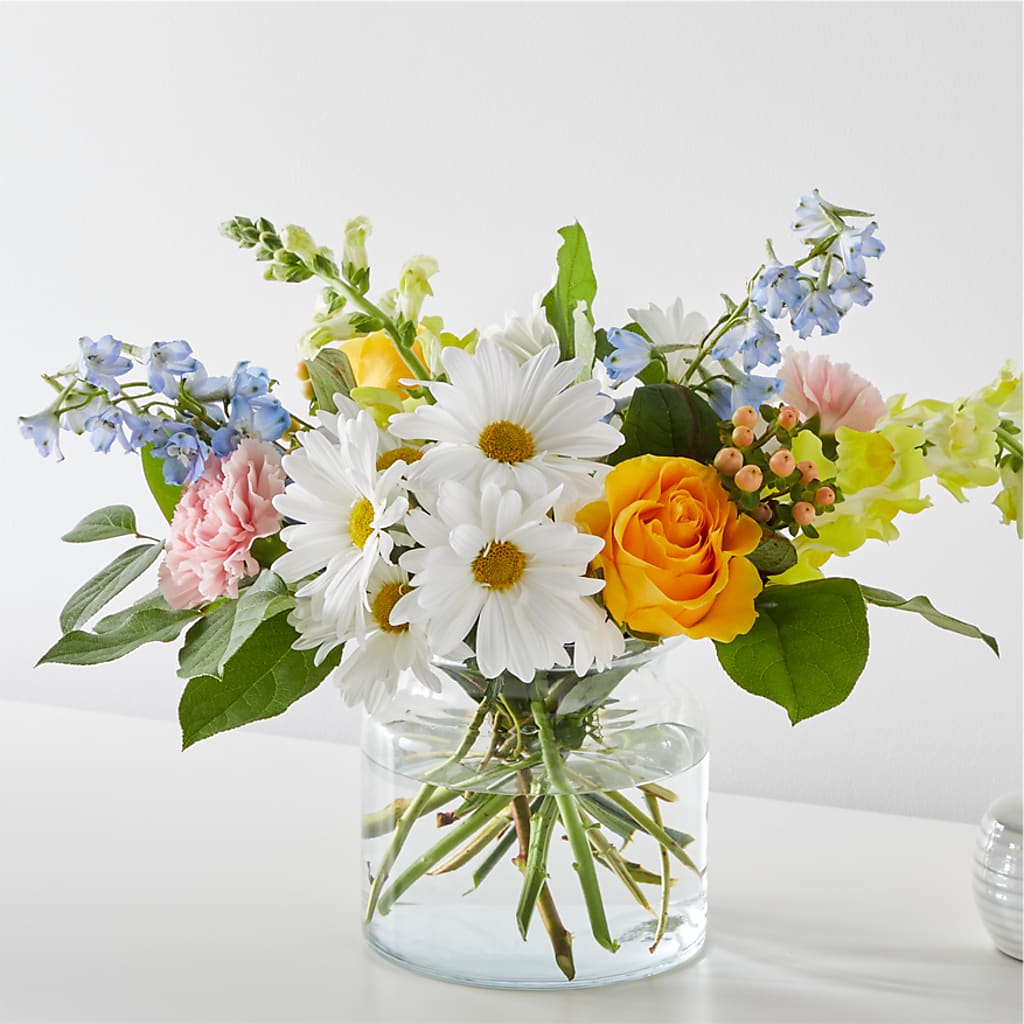 Sun Salutation Bouquet – FRUIT & FLOWER CREATIONS, Portland OR