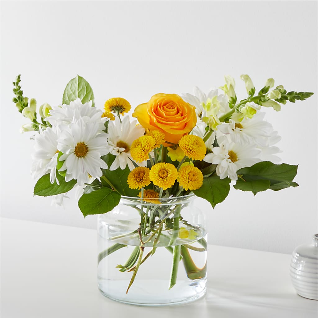 Sun Salutation Bouquet – FRUIT & FLOWER CREATIONS, Portland OR
