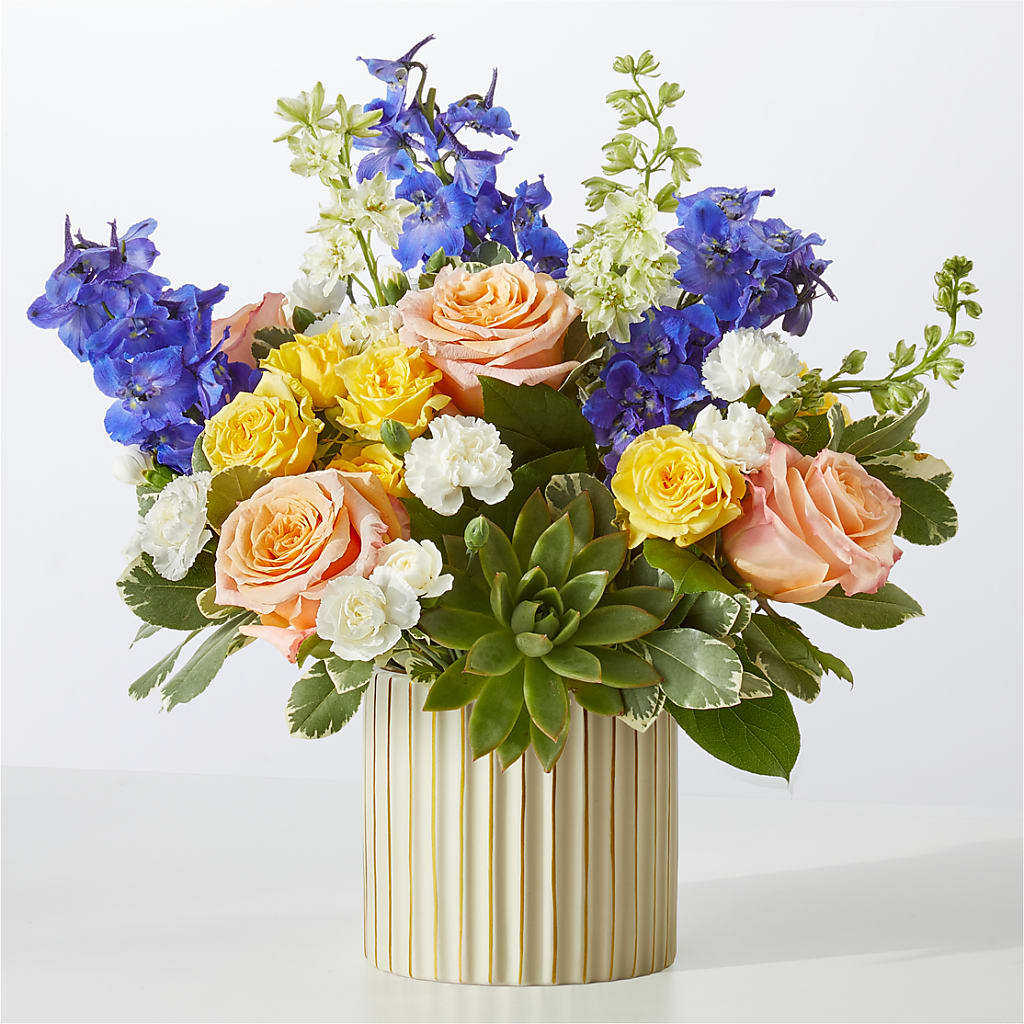 Cobalt Reverie Bouquet – FRUIT & FLOWER CREATIONS, Portland OR