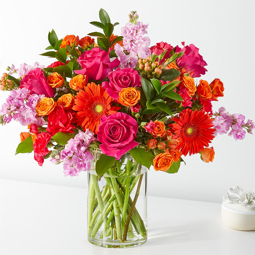 Fiesta Bouquet – FRUIT & FLOWER CREATIONS, Portland OR