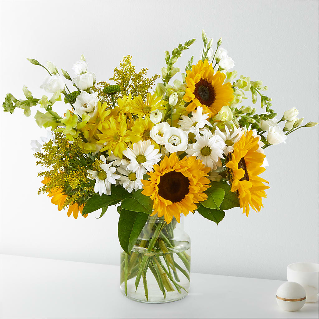 Hello Sunshine Bouquet – FRUIT & FLOWER CREATIONS, Portland OR