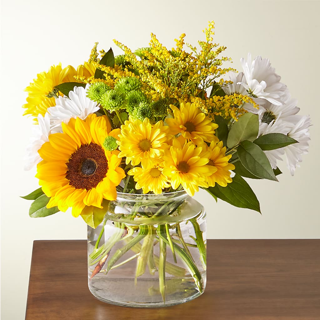 Hello Sunshine Bouquet – FRUIT & FLOWER CREATIONS, Portland OR
