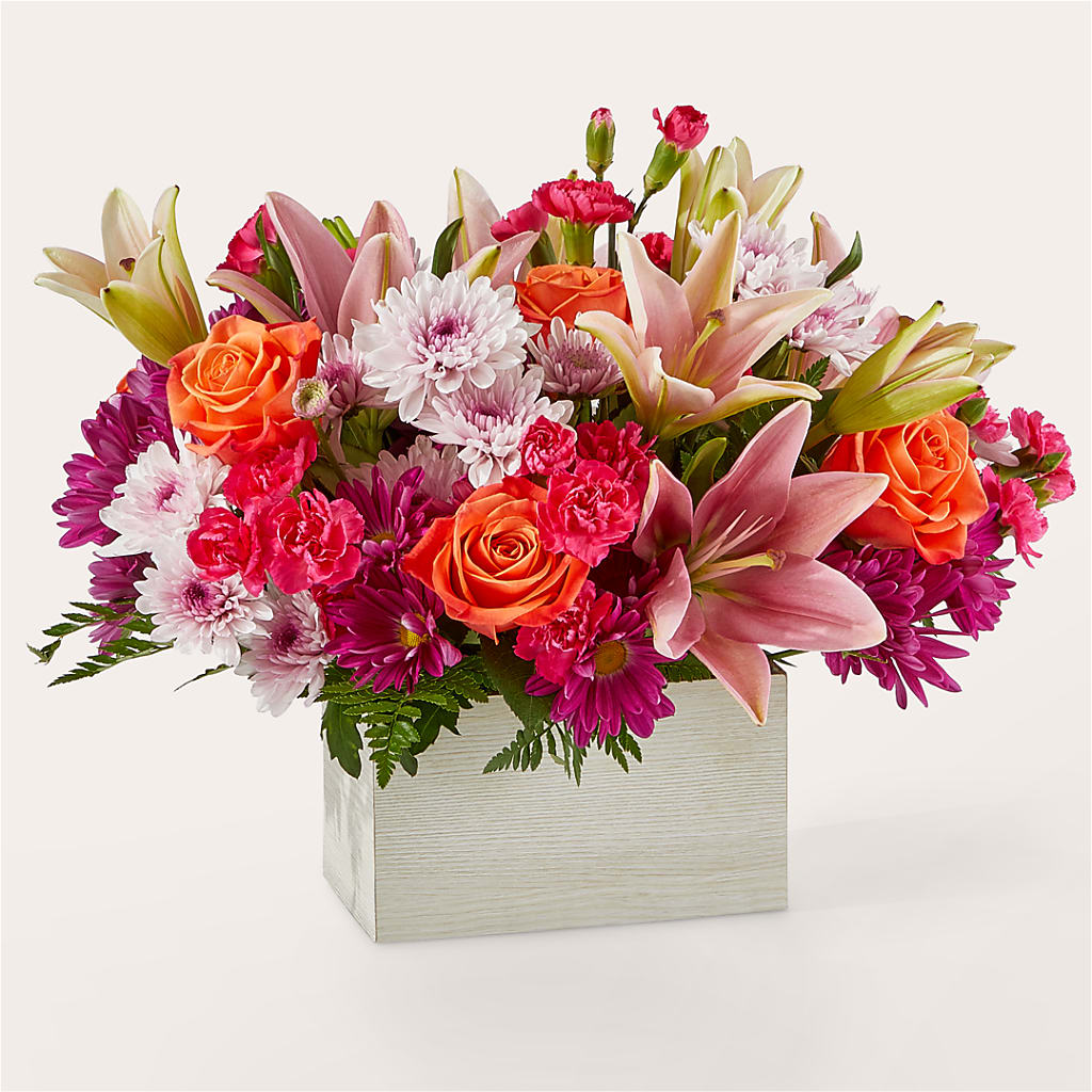 Light of My Life Box Bouquet – FRUIT & FLOWER CREATIONS, Portland OR