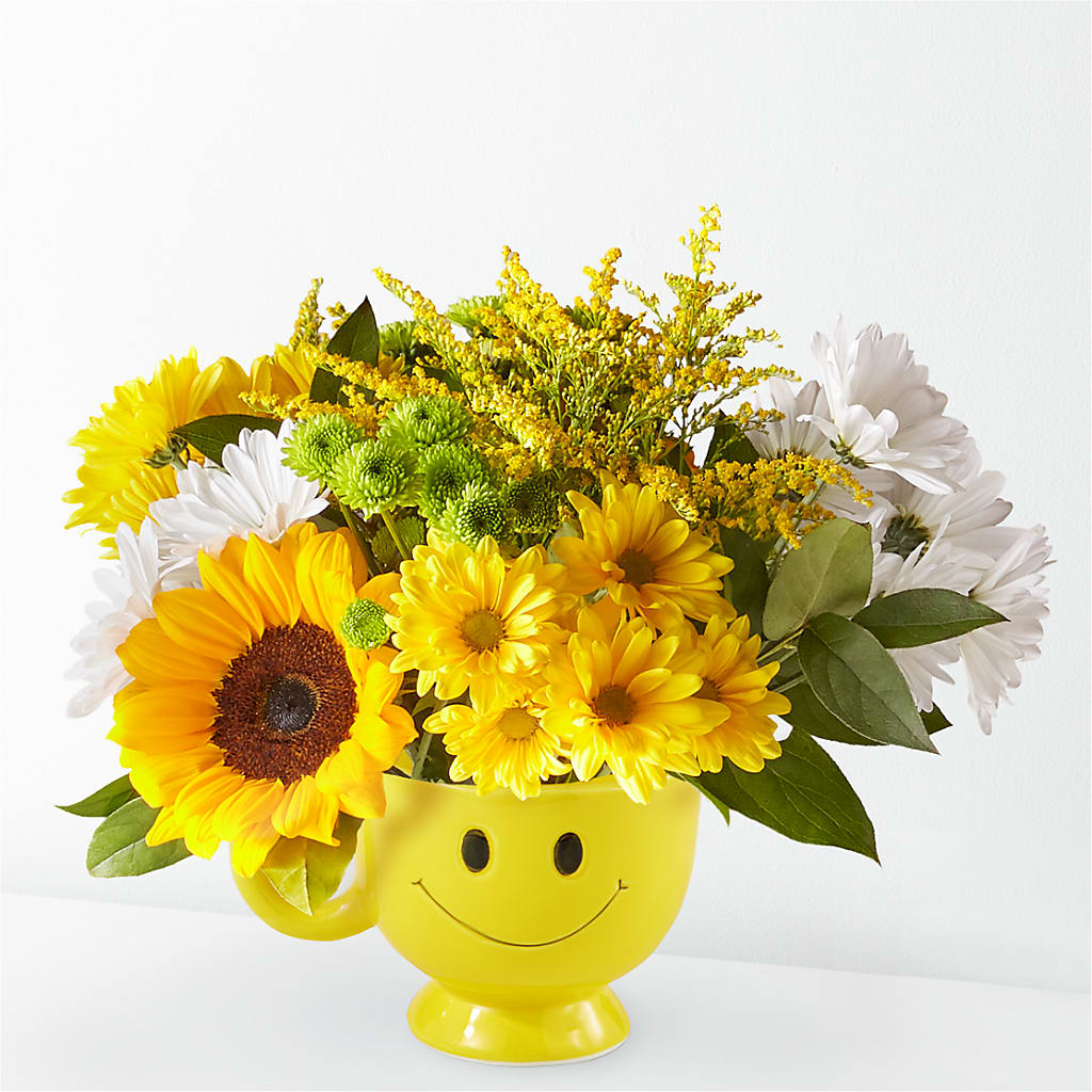 Joyful Smiles Bouquet – FRUIT & FLOWER CREATIONS, Portland OR