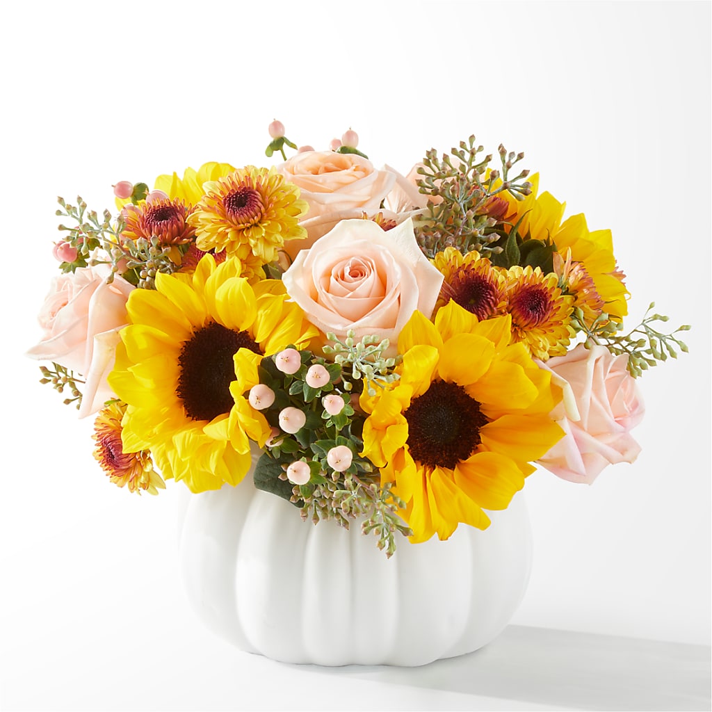 Pumpkin to Talk About Bouquet – FRUIT & FLOWER CREATIONS, Portland OR