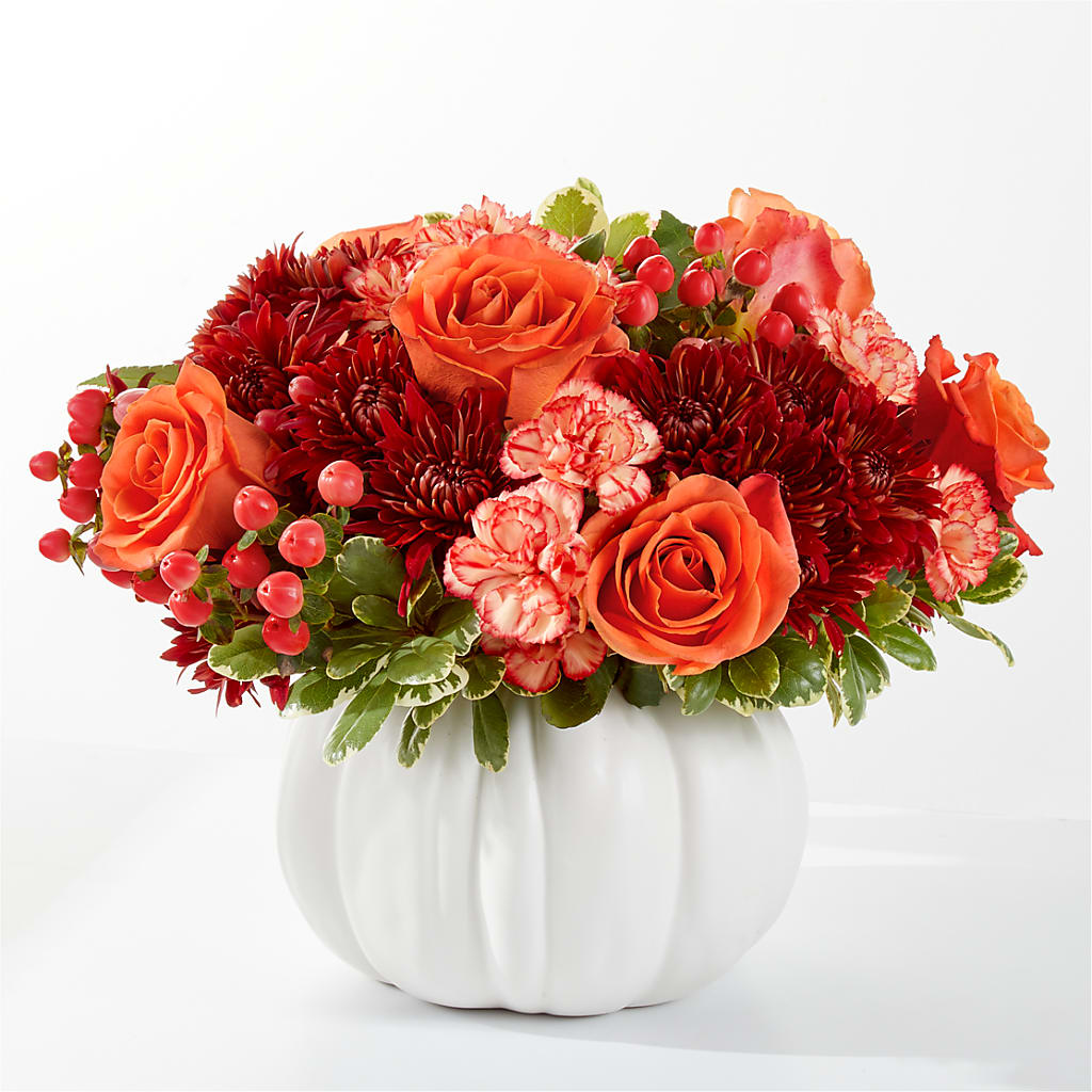 Autumn Air Pumpkin Bouquet – FRUIT & FLOWER CREATIONS, Portland OR