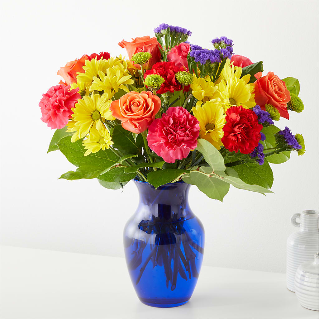 Brighter Days Bouquet – FRUIT & FLOWER CREATIONS, Portland OR