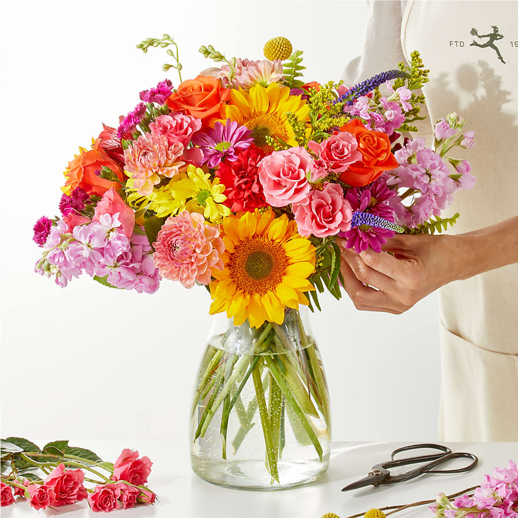 Cue the Confetti - A Florist Original – FRUIT & FLOWER CREATIONS, Portland OR