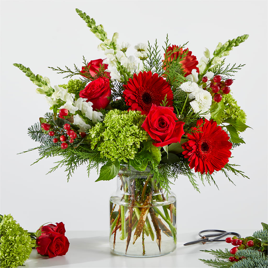 Merry Moment Bouquet – A Florist Original – FRUIT & FLOWER CREATIONS, Portland OR