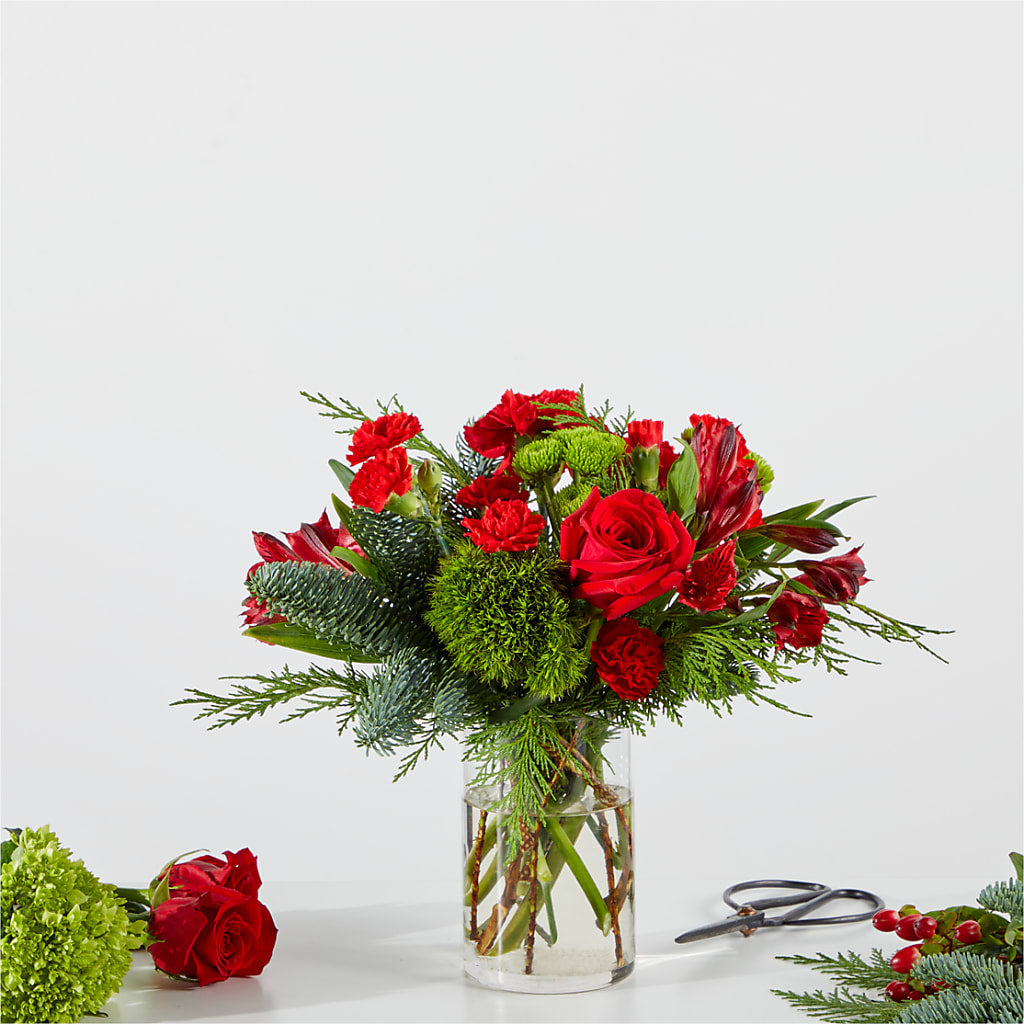 Merry Moment Bouquet – A Florist Original – FRUIT & FLOWER CREATIONS, Portland OR