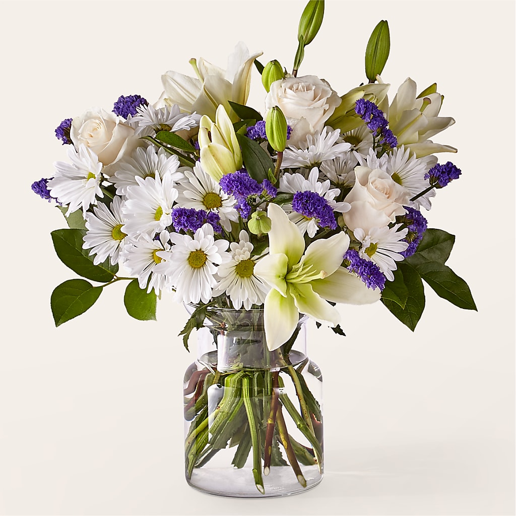 Beyond Blue Bouquet – FRUIT & FLOWER CREATIONS, Portland OR