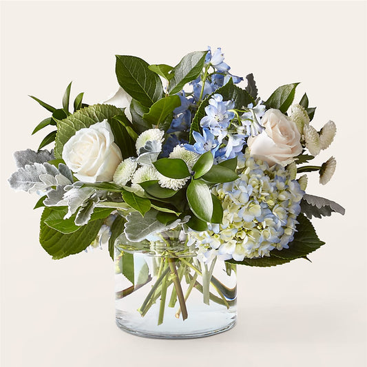 Clear Skies Bouquet – FRUIT & FLOWER CREATIONS, Portland OR