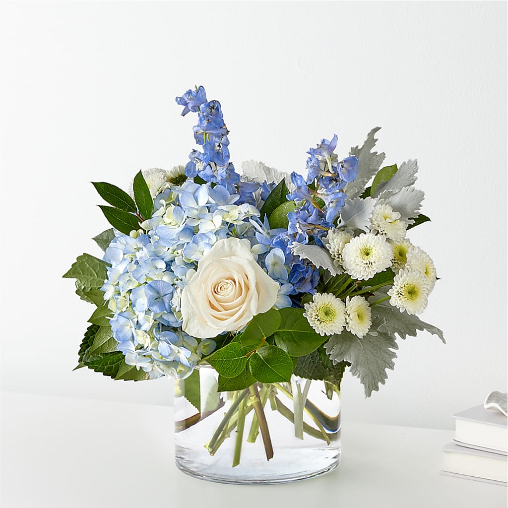 Clear Skies Bouquet – FRUIT & FLOWER CREATIONS, Portland OR