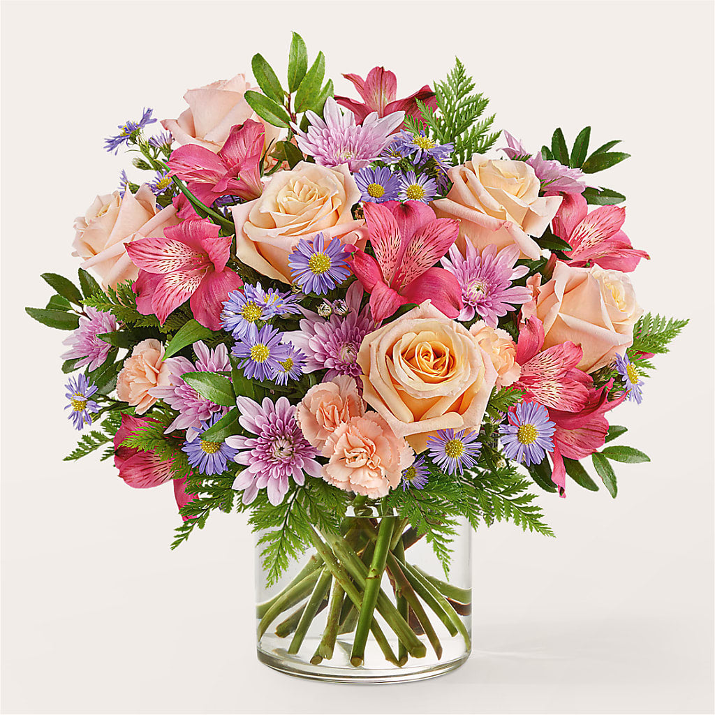 Sunset Serenade Bouquet – FRUIT & FLOWER CREATIONS, Portland OR