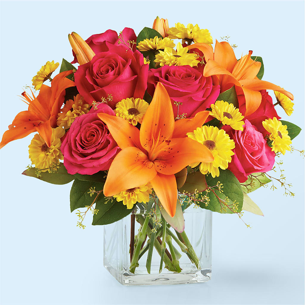 Neon Lights Bouquet – FRUIT & FLOWER CREATIONS, Portland OR