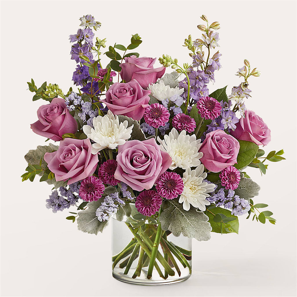 Violet Frost Bouquet – FRUIT & FLOWER CREATIONS, Portland OR