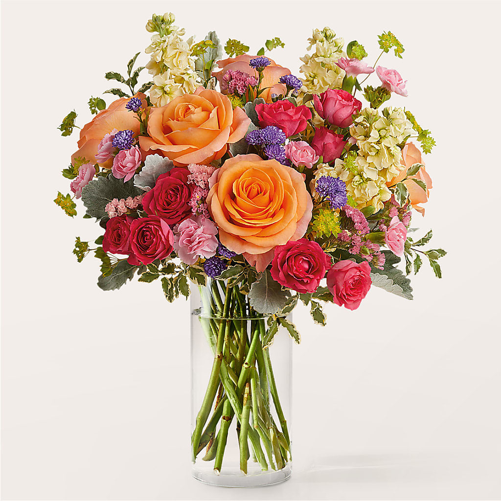 Tangerine Tango Bouquet – FRUIT & FLOWER CREATIONS, Portland OR