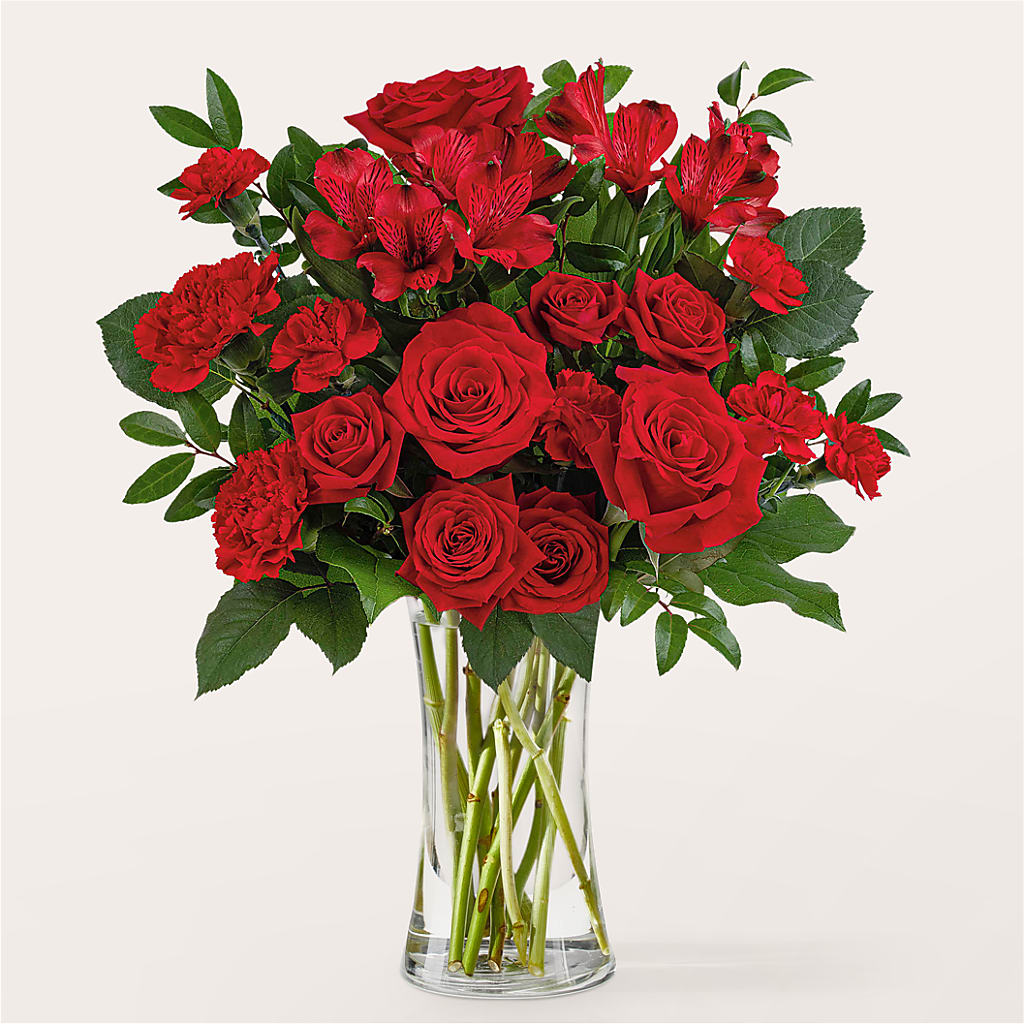 Brilliant Ruby Bouquet – FRUIT & FLOWER CREATIONS, Portland OR