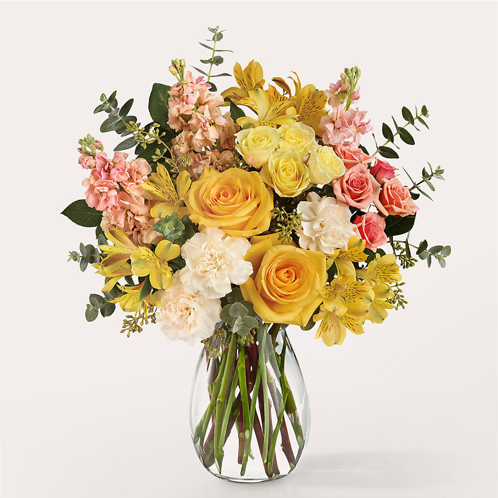 Slice of Sunrise Bouquet – FRUIT & FLOWER CREATIONS, Portland OR