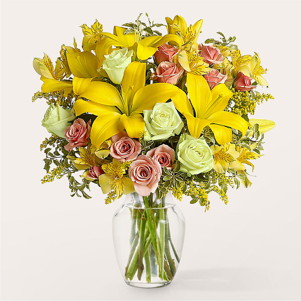 Sunburst Bouquet – FRUIT & FLOWER CREATIONS, Portland OR
