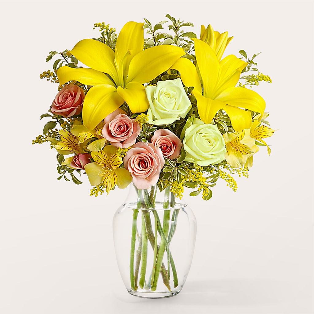 Sunburst Bouquet – FRUIT & FLOWER CREATIONS, Portland OR