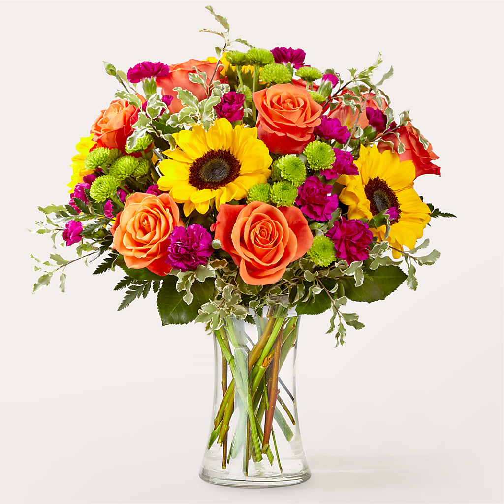 Warmth & Light Bouquet – FRUIT & FLOWER CREATIONS, Portland OR