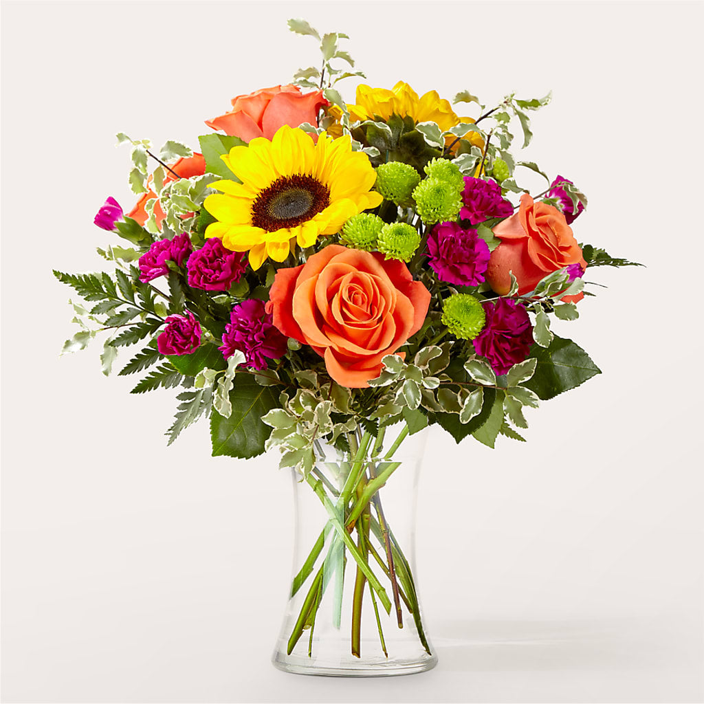 Warmth & Light Bouquet – FRUIT & FLOWER CREATIONS, Portland OR