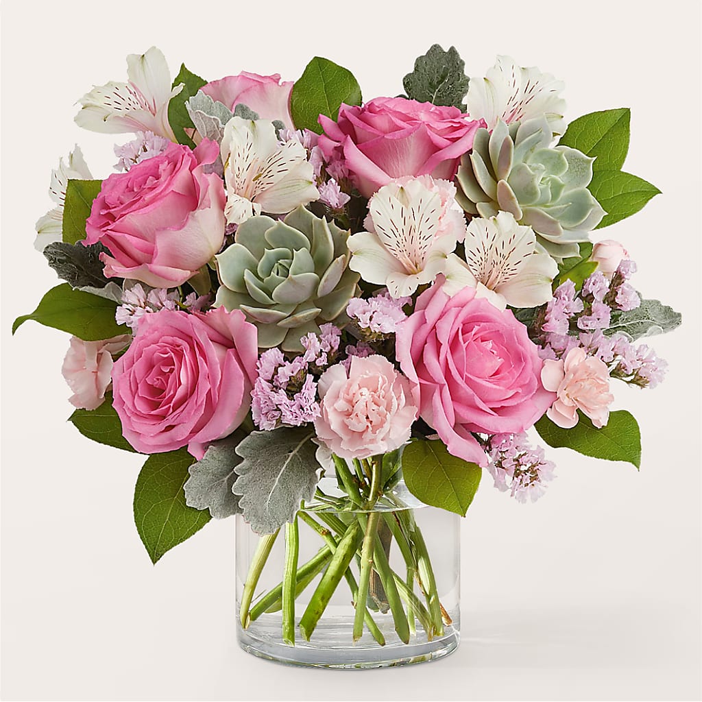 Dusty Rose Bouquet – FRUIT & FLOWER CREATIONS, Portland OR