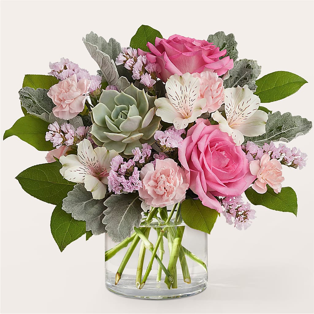 Dusty Rose Bouquet – FRUIT & FLOWER CREATIONS, Portland OR