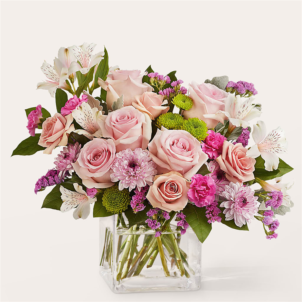 Pink Suede Bouquet – FRUIT & FLOWER CREATIONS, Portland OR