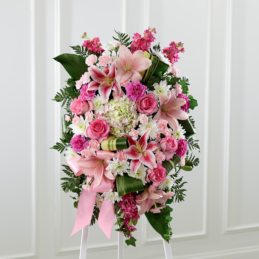 Comforting Standing Spray – FRUIT & FLOWER CREATIONS, Portland OR