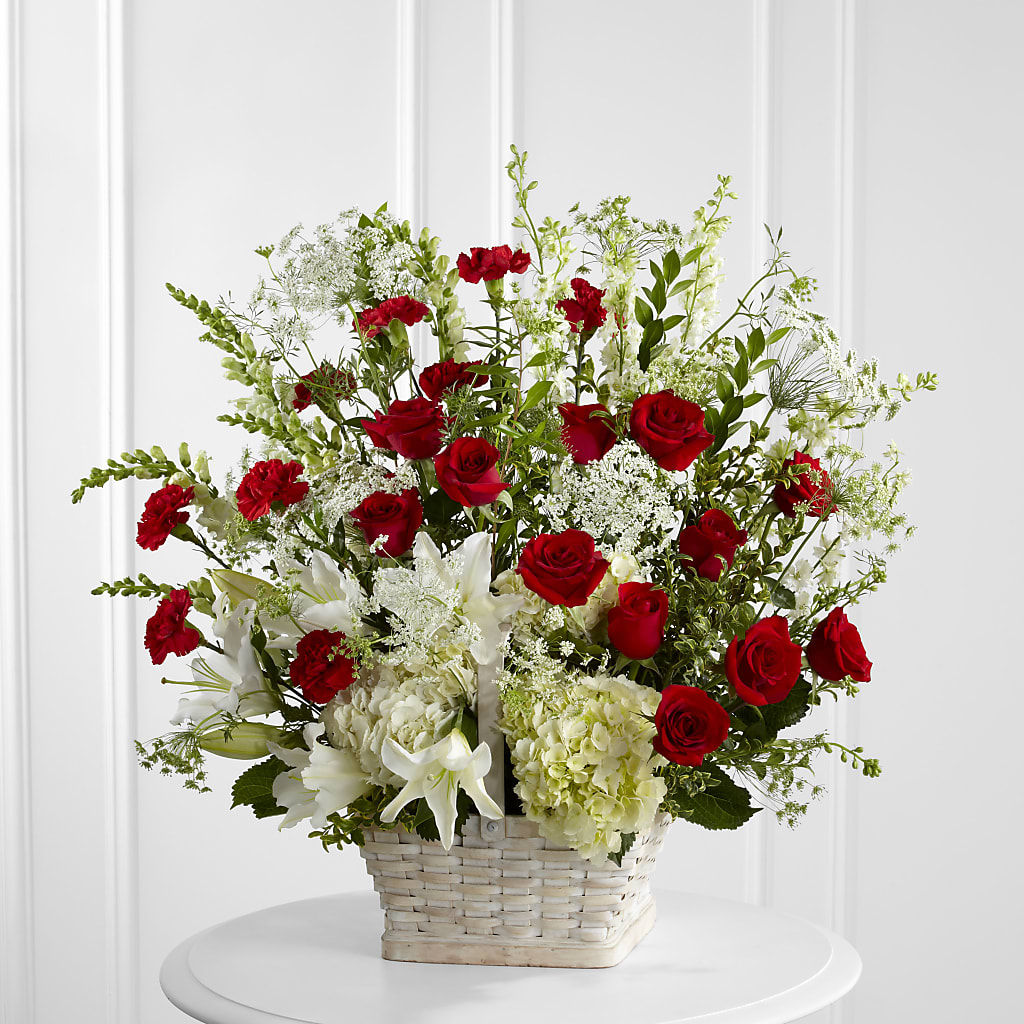 In Loving Memory Arrangement – FRUIT & FLOWER CREATIONS, Portland OR