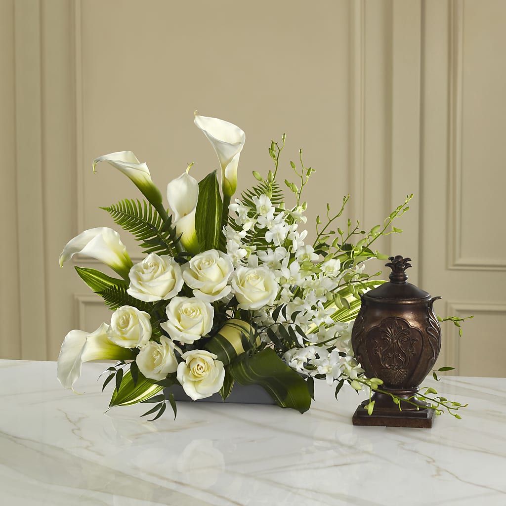 At Peace Arrangement – FRUIT & FLOWER CREATIONS, Portland OR