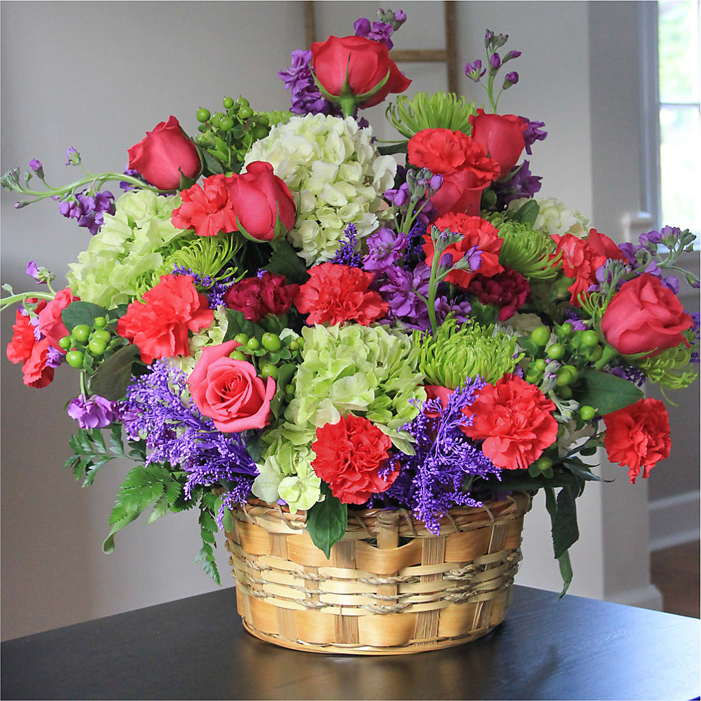 Warm Embrace Arrangement – FRUIT & FLOWER CREATIONS, Portland OR