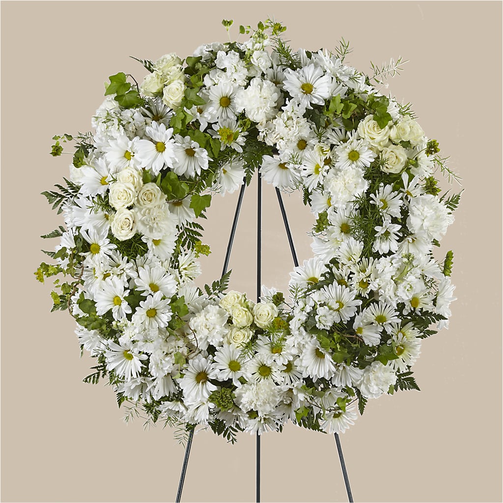 Faithful Wishes Wreath – FRUIT & FLOWER CREATIONS, Portland OR