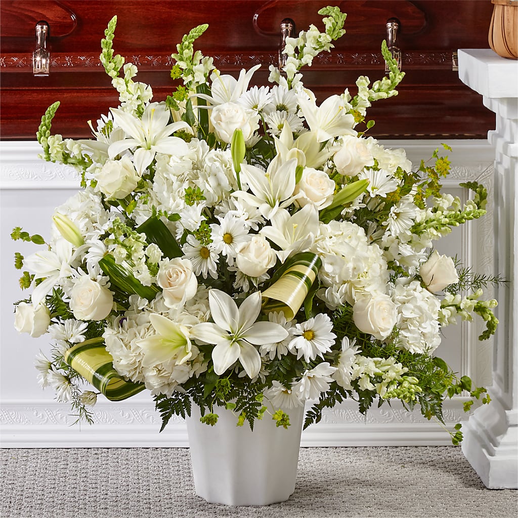 Thoughts of Tranquility Floor Basket – FRUIT & FLOWER CREATIONS, Portland OR