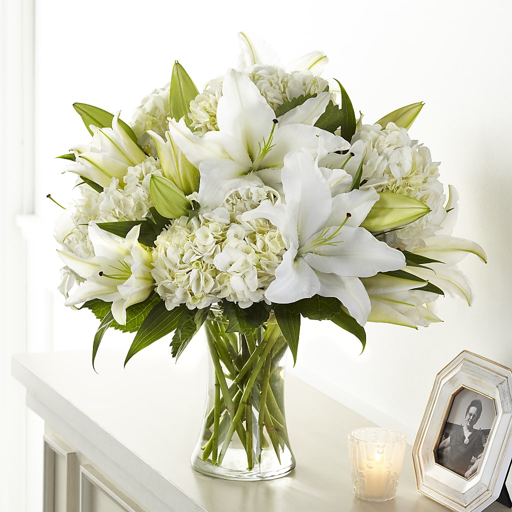 Compassionate Lily Bouquet – FRUIT & FLOWER CREATIONS, Portland OR