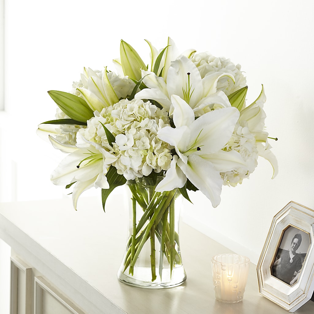 Compassionate Lily Bouquet – FRUIT & FLOWER CREATIONS, Portland OR