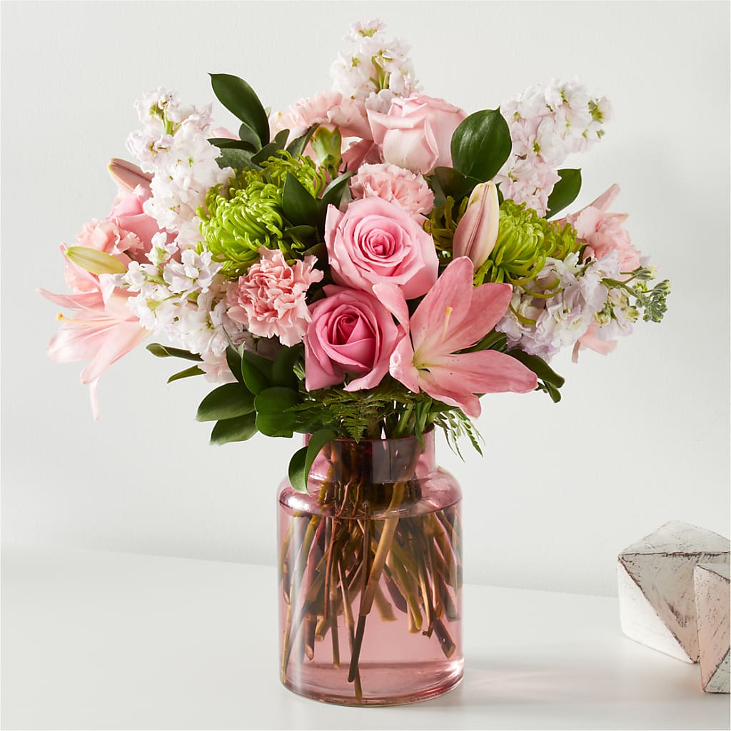 Pretty in Pink Bouquet – FRUIT & FLOWER CREATIONS, Portland OR