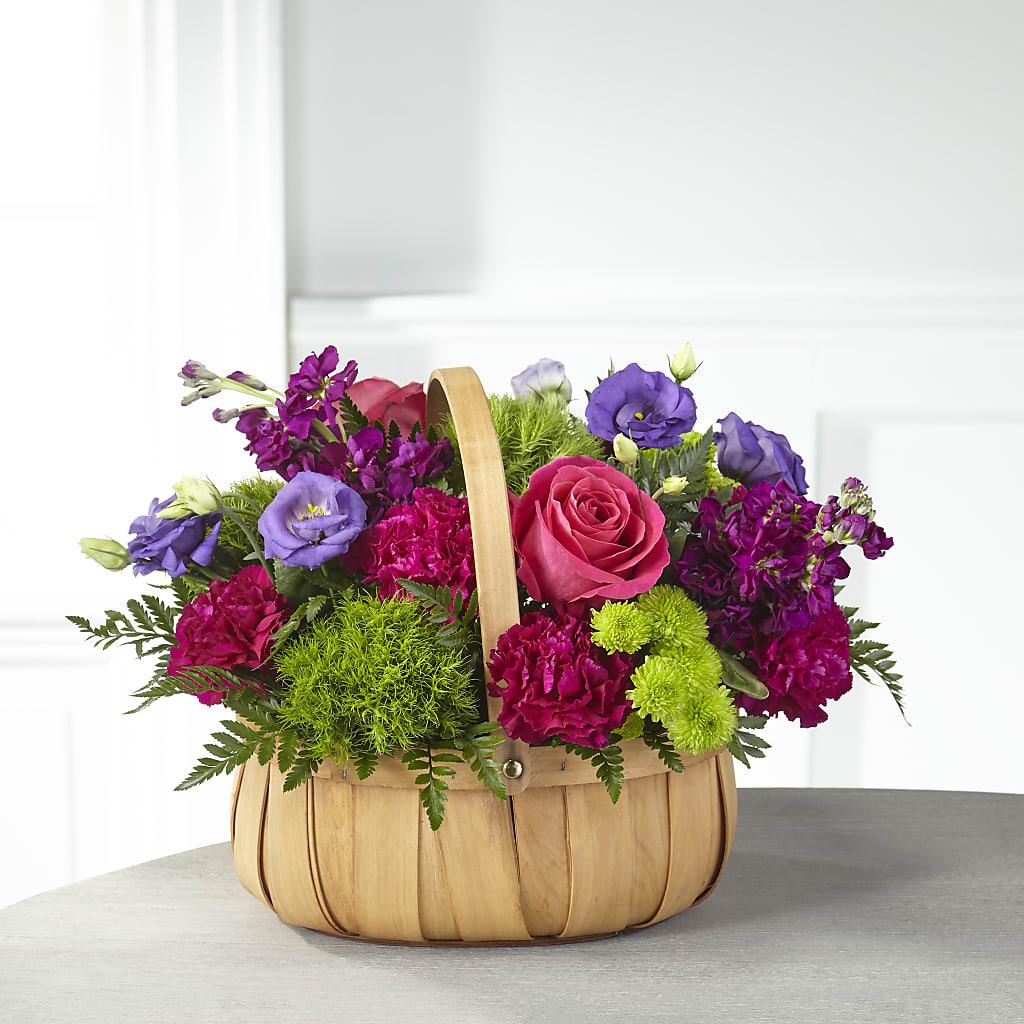 Serene Sanctuary Basket – FRUIT & FLOWER CREATIONS, Portland OR