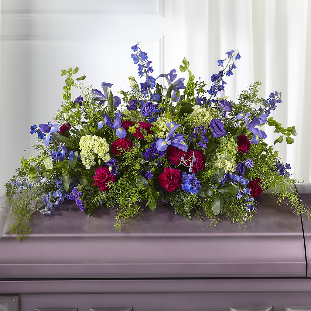 Always Treasured Casket Spray – FRUIT & FLOWER CREATIONS, Portland OR
