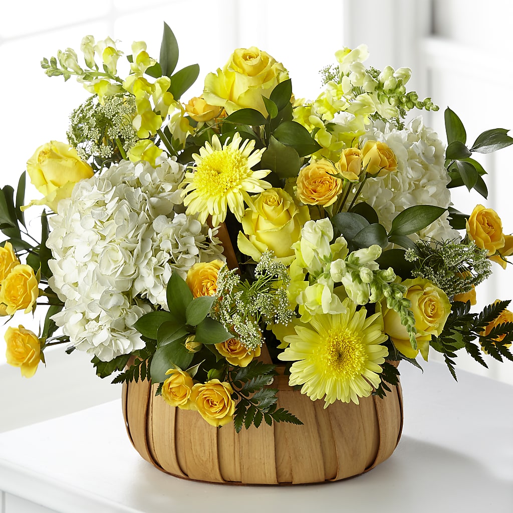 Rustic Remembrance Basket – FRUIT & FLOWER CREATIONS, Portland OR