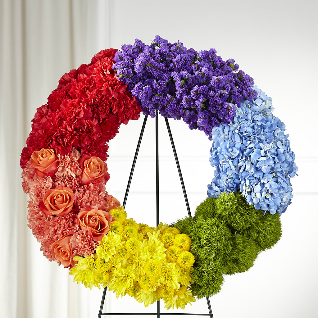 Circle of Love Wreath – FRUIT & FLOWER CREATIONS, Portland OR