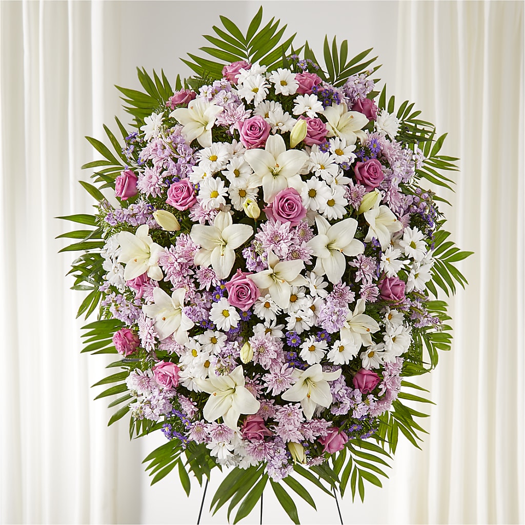 Surrounded by Love Standing Spray – FRUIT & FLOWER CREATIONS, Portland OR