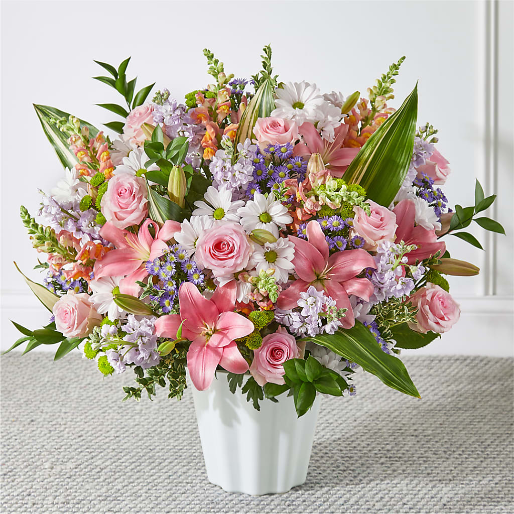 Abundant Compassion Floor Basket – FRUIT & FLOWER CREATIONS, Portland OR