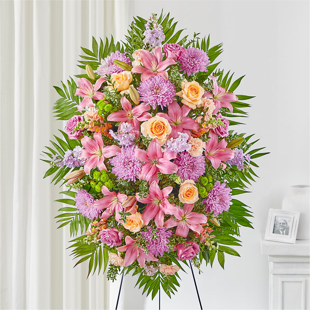 Love & Light Standing Spray – FRUIT & FLOWER CREATIONS, Portland OR