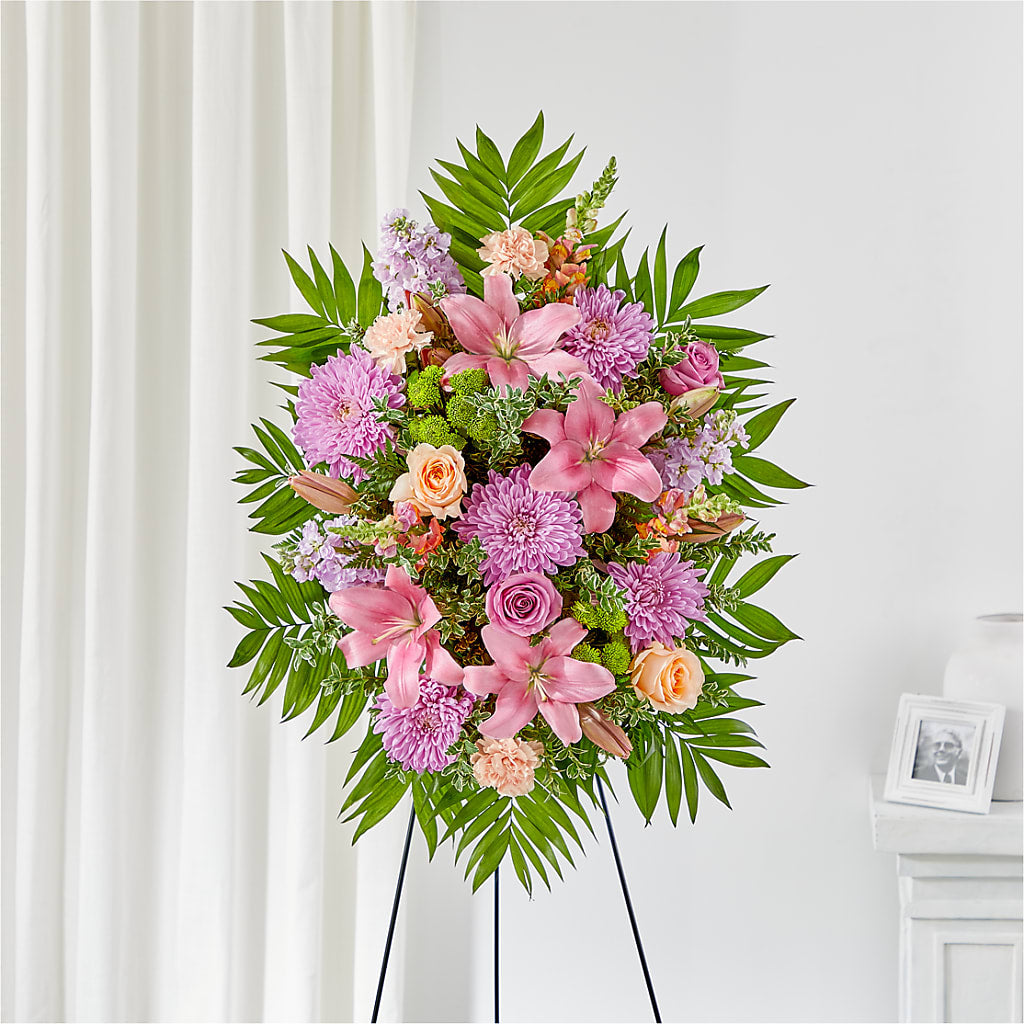 Love & Light Standing Spray – FRUIT & FLOWER CREATIONS, Portland OR
