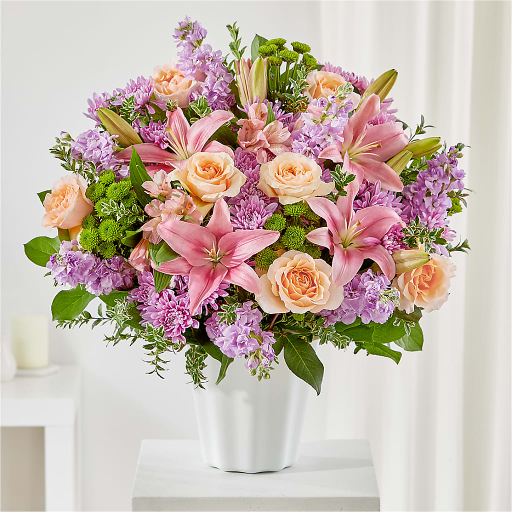 Supportive Embrace Tabletop Basket – FRUIT & FLOWER CREATIONS, Portland OR
